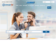 Tablet Screenshot of amantel.com